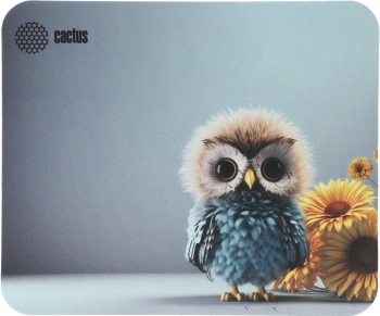 Коврик для мыши Cactus Owl gray