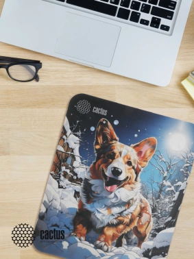 Коврик для мыши Cactus Corgi