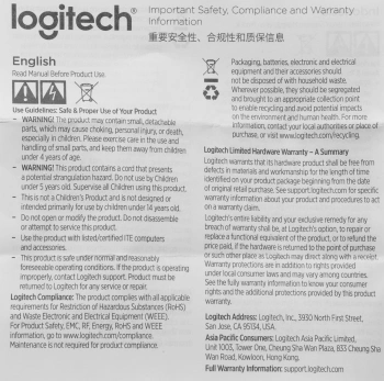 Камера Web Logitech HD Webcam Brio 100