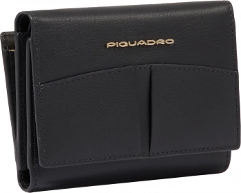 Кошелек женский Piquadro Ashley PD5216W134R/N черный натур.кожа
