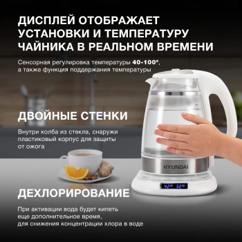 Чайник электрический Hyundai HYK-G5507