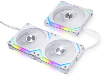 Вентилятор для корпуса Lian-Li Uni Fan SL120 V2 ARGB 120х120x28 белый 7-pin 29.2дБ (упак.:3шт) (G99.12SLV23W.00) Ret