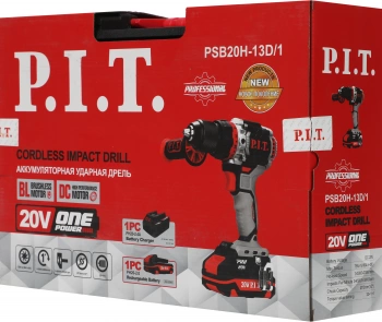 Дрель-шуруповерт P.I.T. PSB20H-13D/1