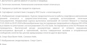 Смартфон Samsung SM-A356E