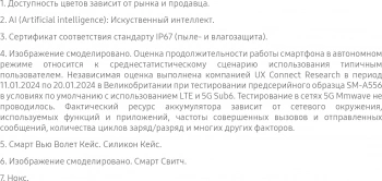 Смартфон Samsung SM-A556E