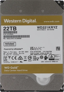Жесткий диск WD SATA-III 22TB  WD221KRYZ