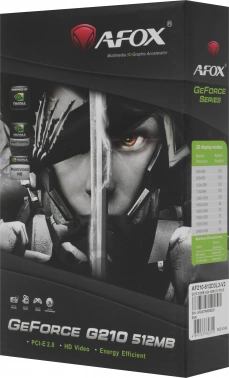 Видеокарта Afox PCI-E 2.0  AF210-512D3L3-V2