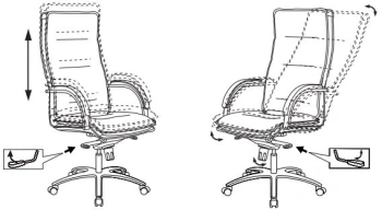Кресло руководителя Бюрократ  T-9927SL