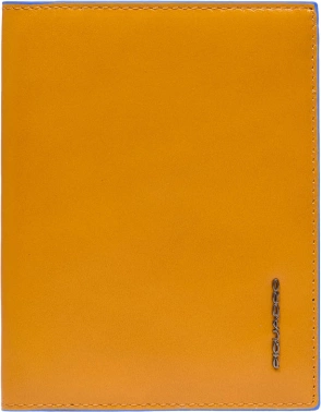 Обложка для паспорта Piquadro Blue Square PP1660B2/G желтый натур.кожа