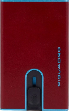 Чехол для кредитных карт Piquadro Blue Square PP4825B2BLR/R красный натур.кожа