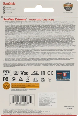 Флеш карта microSDXC 512GB Sandisk  SDSQXAV-512G-GN6MN