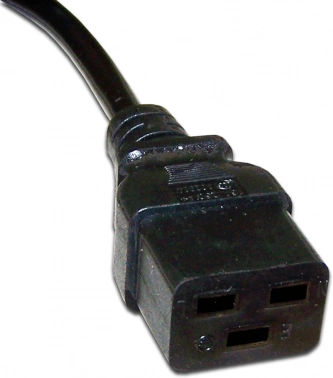 Шнур питания Lanmaster LAN-PP19/20-0.5-BK