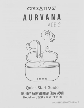 Гарнитура внутриканальные Creative Aurvana Ace 2