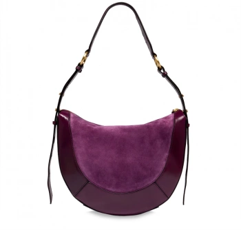 Сумка женская The Bridge Fedora 043204CU/TI виноградная натур.кожа/замша