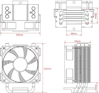 Устройство охлаждения(кулер) ID-Cooling SE-903-XT Basic