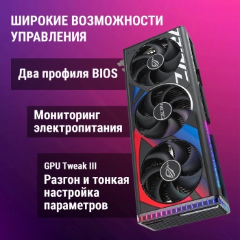 Видеокарта Asus PCI-E 4.0  ROG-STRIX-RTX4080S-16G-GAMING