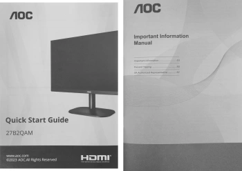 Монитор AOC 27