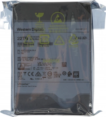Жесткий диск WD SATA-III 22TB 0F48155  WUH722222ALE6L4