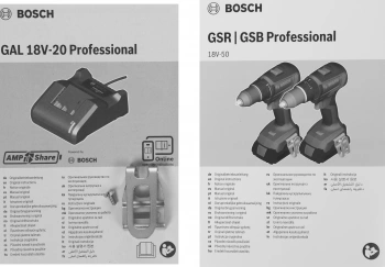 Дрель-шуруповерт Bosch GSB 18V-50 + L