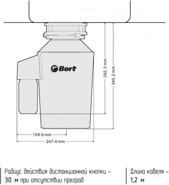 Измельчитель Bort Alligator Green