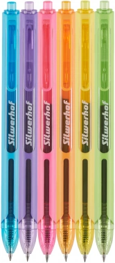 Набор ручек гелев. автоматическая Silwerhof NG Fresh