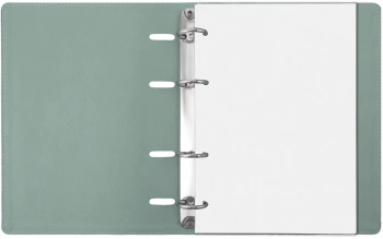 Тетрадь на кольцах Brauberg 129993 120л. клет. A5 экокожа кольца