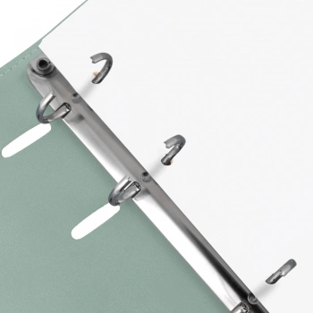 Тетрадь на кольцах Brauberg 129993 120л. клет. A5 экокожа кольца