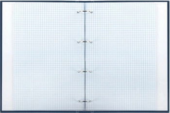 Тетрадь на кольцах Brauberg 404102 100л. клет. A4 картон глянц.ламин. кольца