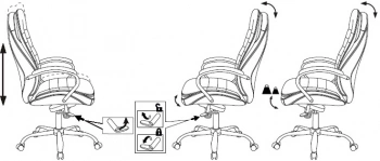 Кресло руководителя Бюрократ  T-9950
