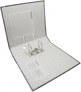 Папка-регистратор Buro A4 75мм картон/бумага черный мет.окант. сборная (упак.:2шт)