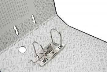 Папка-регистратор Buro A4 75мм картон/бумага черный мет.окант. сборная (упак.:2шт)