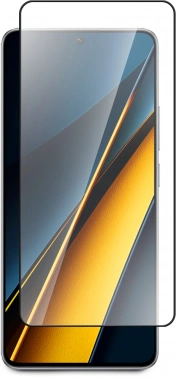 Защитное стекло для экрана BoraSCO прозрачный для Xiaomi Poco X6 2.5D антиблик. 1шт. (72970)