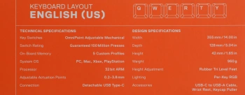 Клавиатура Steelseries Apex Pro TKL