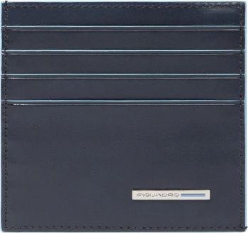 Чехол для кредитных карт Piquadro Blue Square PP6553B2R/BLU2 темно-синий натур.кожа