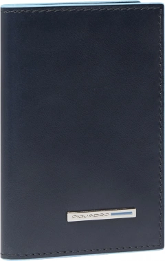 Чехол для кредитных карт Piquadro Blue Square PP6558B2R/BLU2 темно-синий натур.кожа