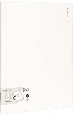 Папка с 30 прозр.вклад. Deli Nusign NS517WHITE A4 полипропилен белый