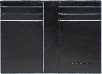 Чехол для кредитных карт Piquadro Blue Square PP6558B2R/N черный натур.кожа