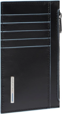 Чехол для кредитных карт Piquadro Blue Square PP6561B2R/N черный натур.кожа