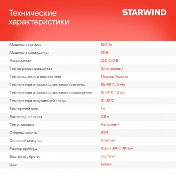 Кулер Starwind  SW-1113EW