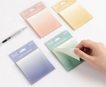 Блок самоклеящийся бумажный Deli Nusign