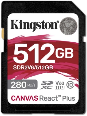Флеш карта SDXC 512GB Kingston  SDR2V6/512GB