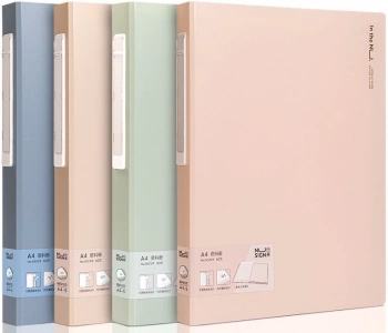 Папка с 60 прозр.вклад. Deli Nusign NS169 A4 пластик ассорти