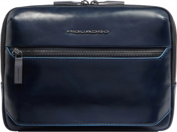 Сумка мужская Piquadro Blue Square CA6588B2/BLU2 темно-синяя натур.кожа