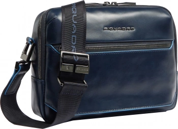 Сумка мужская Piquadro Blue Square CA6588B2/BLU2 темно-синяя натур.кожа