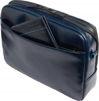 Сумка мужская Piquadro Blue Square CA6588B2/BLU2 темно-синяя натур.кожа