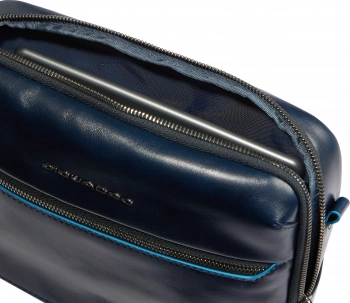 Сумка мужская Piquadro Blue Square CA6588B2/BLU2 темно-синяя натур.кожа