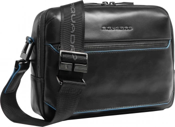 Сумка мужская Piquadro Blue Square CA6588B2/N черная натур.кожа