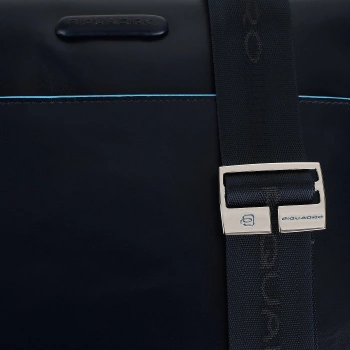 Сумка-мессенджер Piquadro Blue Square CA5086B2/BLU2 темно-синяя натур.кожа