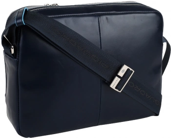 Сумка-мессенджер Piquadro Blue Square CA5086B2/BLU2 темно-синяя натур.кожа