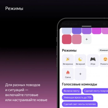Умная светодиодная лента Yandex  Matter